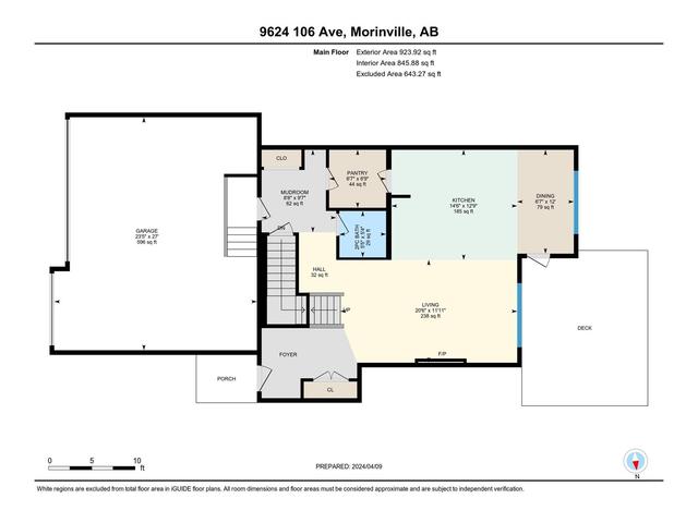 9624 106 Av, House detached with 4 bedrooms, 3 bathrooms and null parking in Morinville AB | Image 44