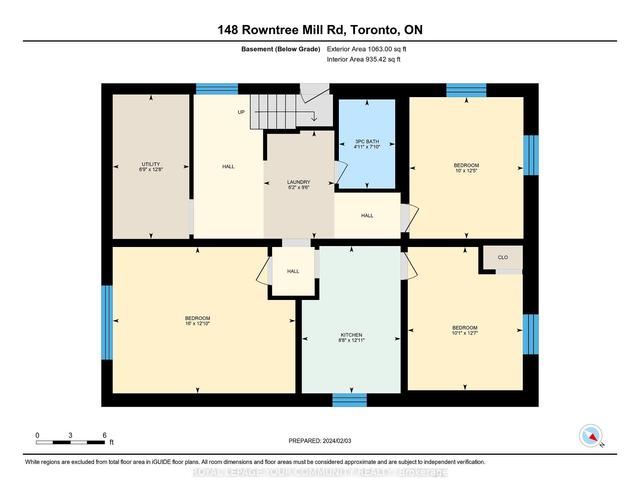 road - 148 Rowntree Mill Rd S, House detached with 3 bedrooms, 2 bathrooms and 10 parking in Toronto ON | Image 15