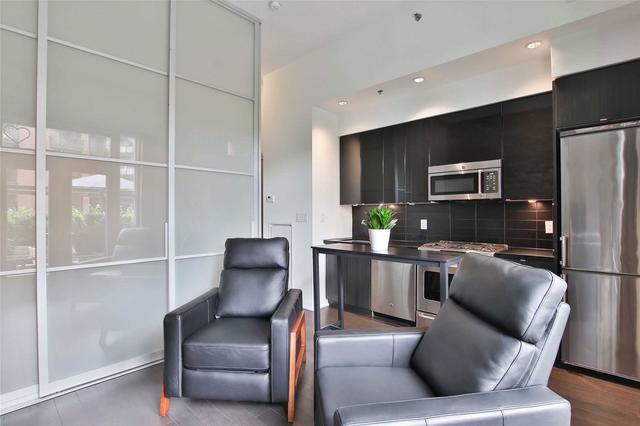 108 - 88 Colgate Ave, Condo with 1 bedrooms, 1 bathrooms and 1 parking in Toronto ON | Image 3