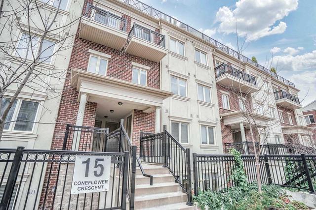 236 - 15 Coneflower Cres, Townhouse with 2 bedrooms, 1 bathrooms and 1 parking in Toronto ON | Image 1