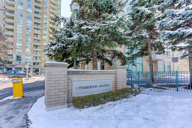 1101 - 1 Pemberton Ave, Condo with 1 bedrooms, 1 bathrooms and 1 parking in Toronto ON | Image 36