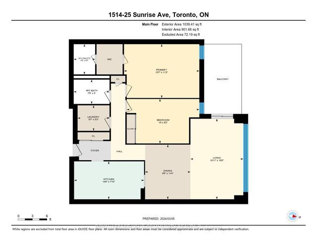 1514 - 25 Sunrise Ave, Condo with 2 bedrooms, 2 bathrooms and 1 parking in Toronto ON | Image 26