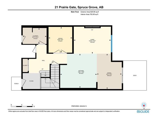 21 Prairie Ga, House semidetached with 4 bedrooms, 2 bathrooms and null parking in Spruce Grove AB | Image 39