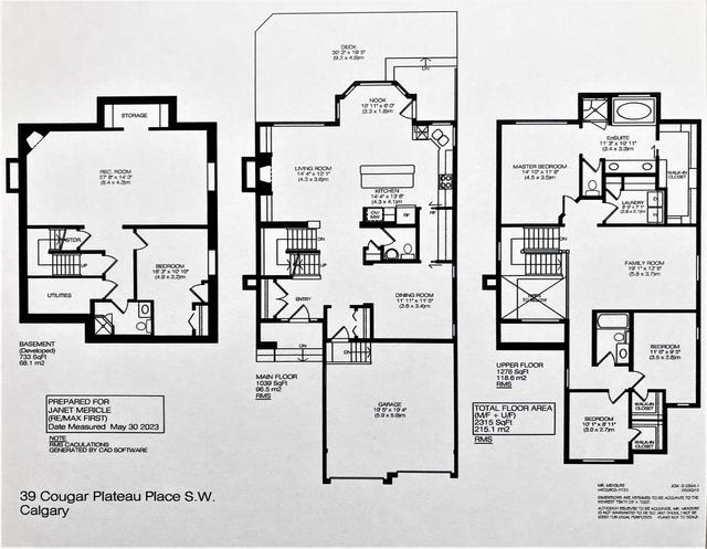 39 Cougar Plateau Place Sw, House detached with 4 bedrooms, 3 bathrooms and 4 parking in Calgary AB | Image 50