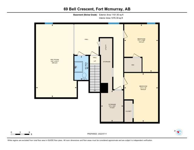 69 Bell Crescent, House detached with 6 bedrooms, 2 bathrooms and 4 parking in Wood Buffalo AB | Image 9