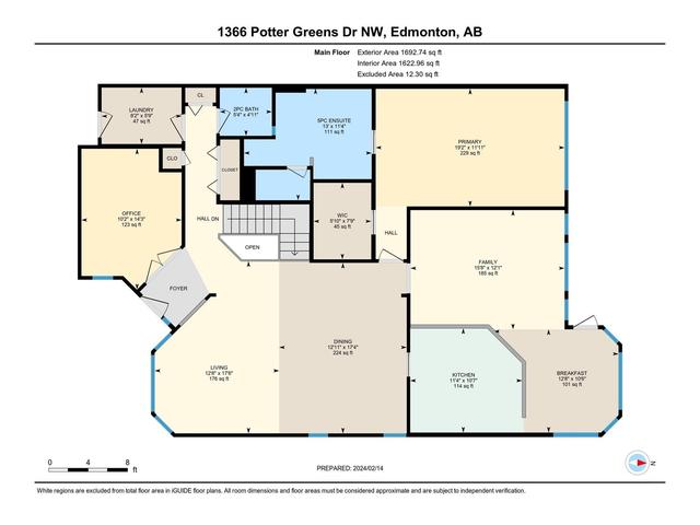 1366 Potter Greens Dr Nw, House semidetached with 3 bedrooms, 2 bathrooms and 4 parking in Edmonton AB | Image 35