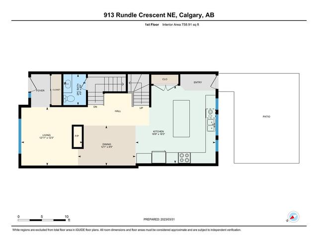 913 Rundle Crescent Ne, Home with 3 bedrooms, 3 bathrooms and 2 parking in Calgary AB | Image 46