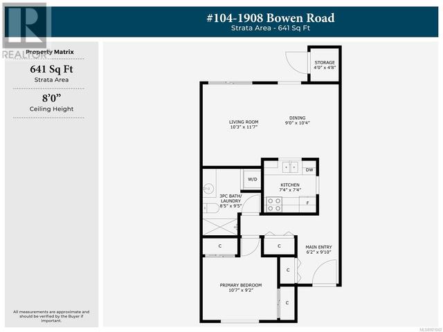 104 - 1908 Bowen Rd, Condo with 1 bedrooms, 1 bathrooms and 1 parking in Nanaimo BC | Card Image