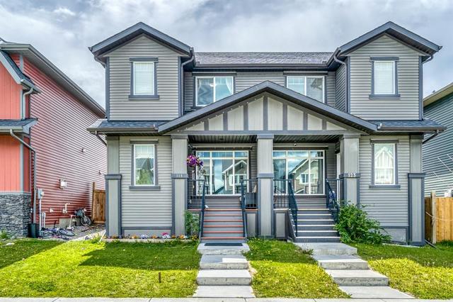 119 Fireside Drive, House semidetached with 3 bedrooms, 2 bathrooms and 1 parking in Cochrane AB | Card Image