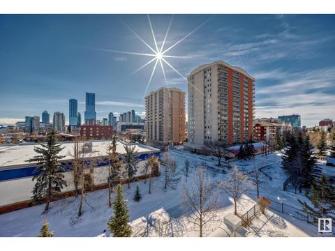 511 - 10311 111 St Nw, Condo with 1 bedrooms, 1 bathrooms and null parking in Edmonton AB | Card Image