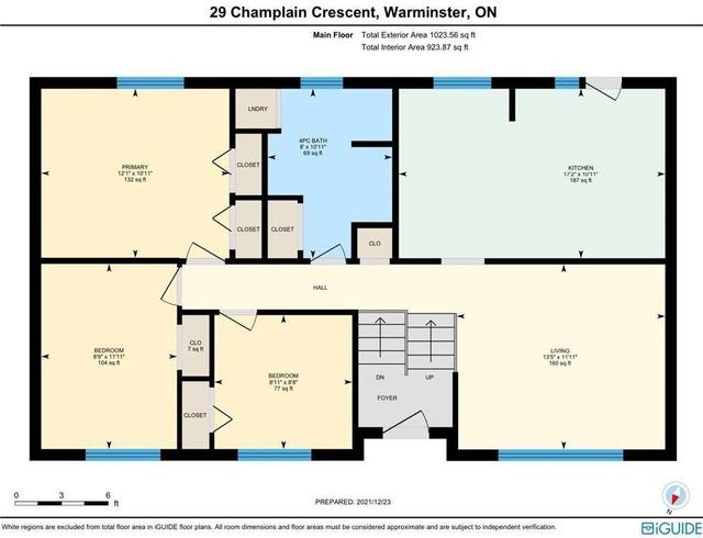 29 Champlain Cres, House detached with 3 bedrooms, 2 bathrooms and 4 parking in Oro Medonte ON | Image 2
