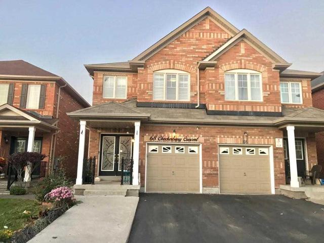 68 Checkerberry Cres, House semidetached with 4 bedrooms, 4 bathrooms and 3 parking in Brampton ON | Image 1