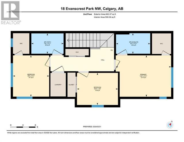 18 Evanscrest Park Nw, House attached with 3 bedrooms, 2 bathrooms and 3 parking in Calgary AB | Image 36