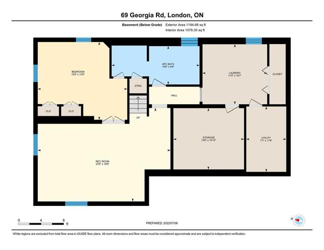 69 Georgia Rd, House detached with 2 bedrooms, 2 bathrooms and 6 parking in London ON | Image 35