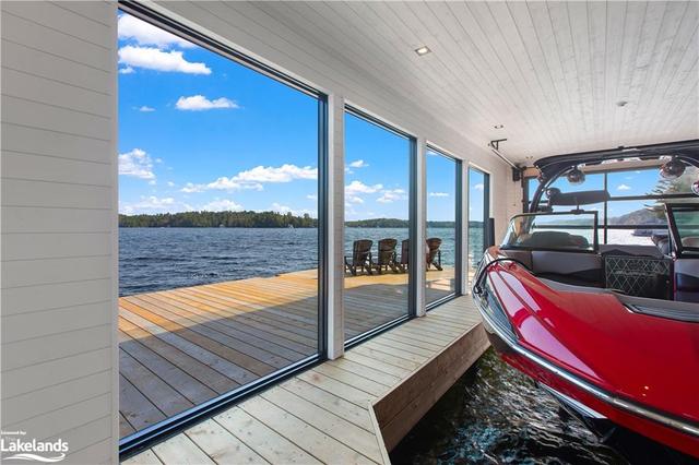 South Rosseau / Port Sandfield yet serenely private with the main boating corridor on the far side close to Black Rock Point, and Flamarion Point juts out as well | Image 3