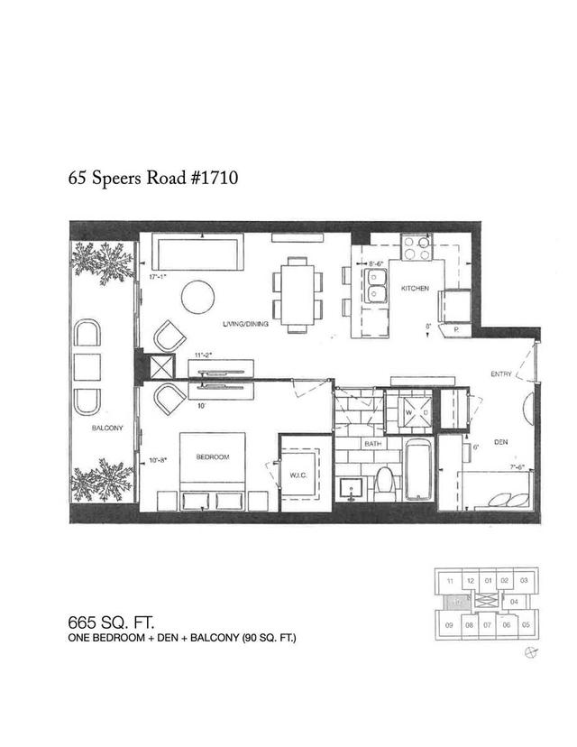 1710 - 65 Speers Rd, Condo with 1 bedrooms, 1 bathrooms and 1 parking in Oakville ON | Image 33