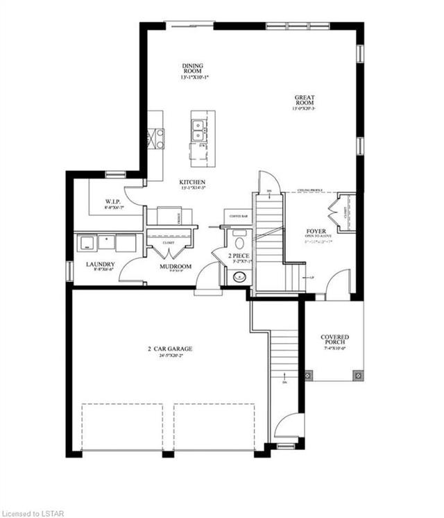 2138 sq ft 2 storey Main Floor Plan in Sol Haven with Sep. Bsmt entrance | Image 2