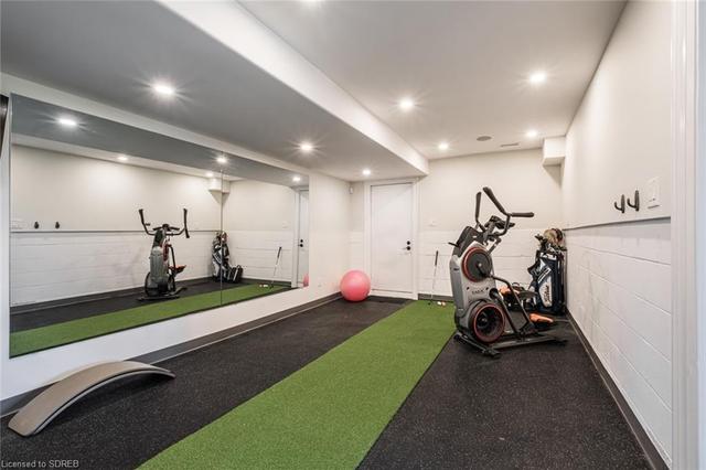 Exercise room with rubber floor and mirrored wall | Image 30