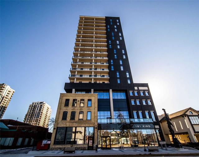 1601 - 181 King St S, Condo with 1 bedrooms, 1 bathrooms and 0 parking in Waterloo ON | Image 13