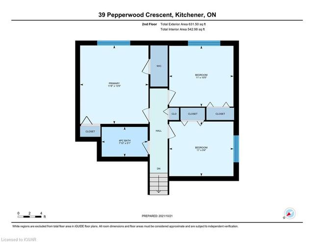 39 Pepperwood Crescent, House detached with 3 bedrooms, 2 bathrooms and 3 parking in Kitchener ON | Image 37