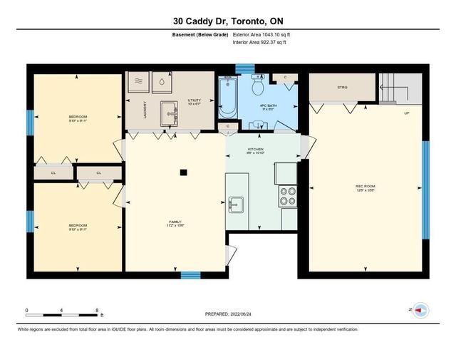 30 Caddy Dr, House detached with 3 bedrooms, 2 bathrooms and 5 parking in Toronto ON | Image 13