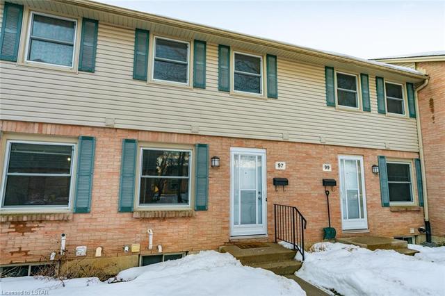 97 - 1247 Huron Street, House attached with 2 bedrooms, 1 bathrooms and 1 parking in London ON | Image 1