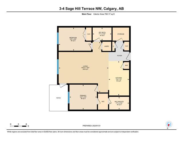 3 - 4 Sage Hill Terrace Nw, Condo with 2 bedrooms, 2 bathrooms and 1 parking in Calgary AB | Image 24