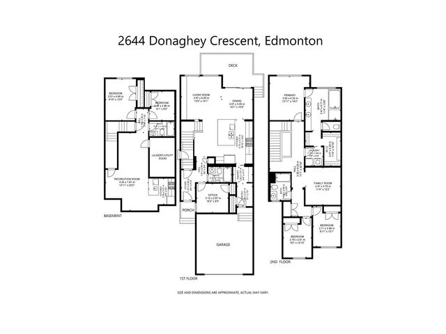 2644 Donaghey Cr Sw, House detached with 5 bedrooms, 4 bathrooms and null parking in Edmonton AB | Image 50