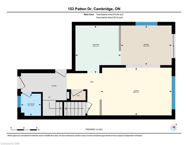 153 Patton Drive, House detached with 3 bedrooms, 1 bathrooms and 3 parking in Cambridge ON | Image 41