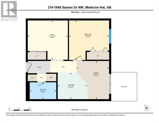 214, - 1648 Saamis Drive Nw, Condo with 1 bedrooms, 1 bathrooms and 1 parking in Medicine Hat AB | Image 13