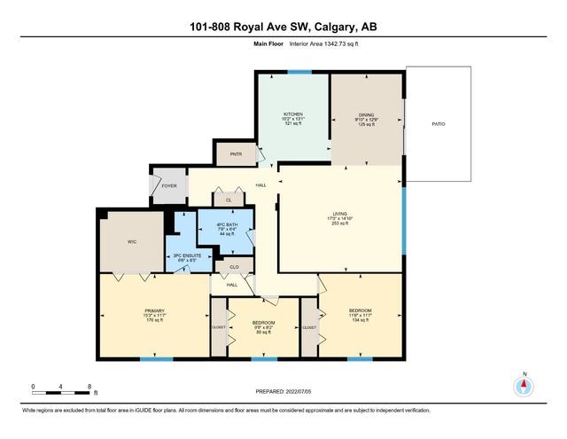 101 - 808 Royal Avenue Sw, Condo with 3 bedrooms, 2 bathrooms and 1 parking in Calgary AB | Image 21