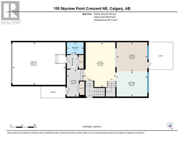 150 Skyview Point Crescent Ne, House detached with 4 bedrooms, 3 bathrooms and 4 parking in Calgary AB | Image 40