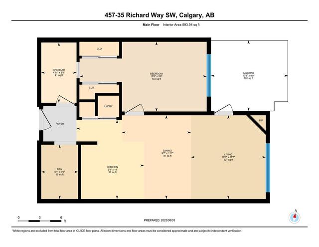 457 - 35 Richard Court Sw, Condo with 1 bedrooms, 1 bathrooms and 1 parking in Calgary AB | Image 2