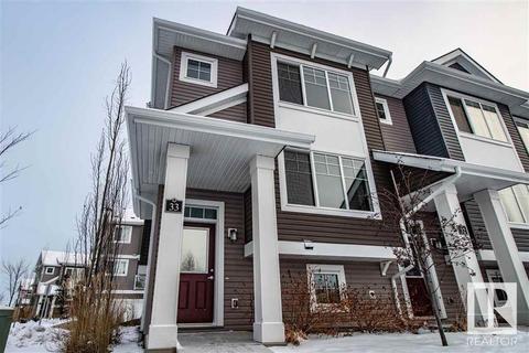 33 - 5203 149 Av Nw, House attached with 3 bedrooms, 2 bathrooms and null parking in Edmonton AB | Card Image
