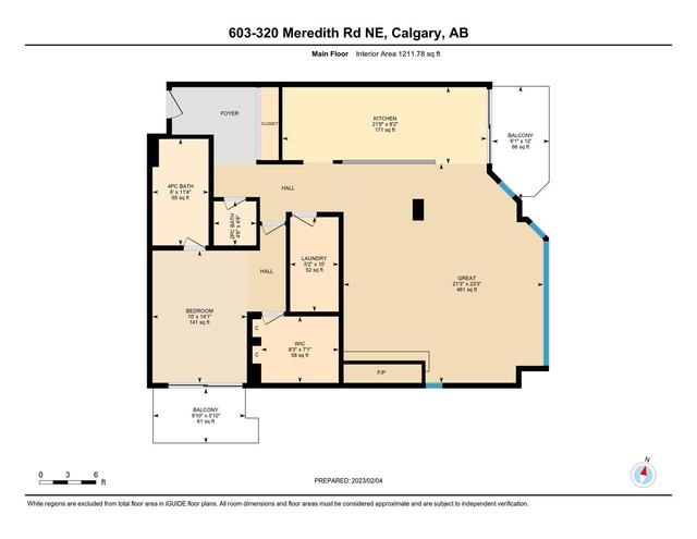603 - 320 Meredith Road Ne, Condo with 1 bedrooms, 1 bathrooms and 1 parking in Calgary AB | Image 35