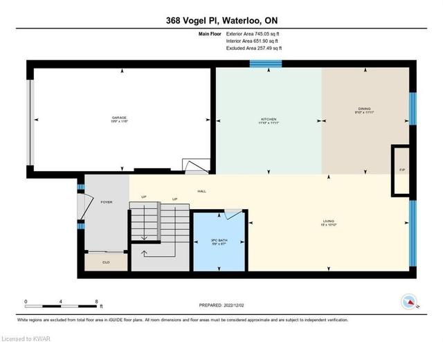 368 Vogel Pl, House semidetached with 3 bedrooms, 3 bathrooms and 2 parking in Waterloo ON | Image 32