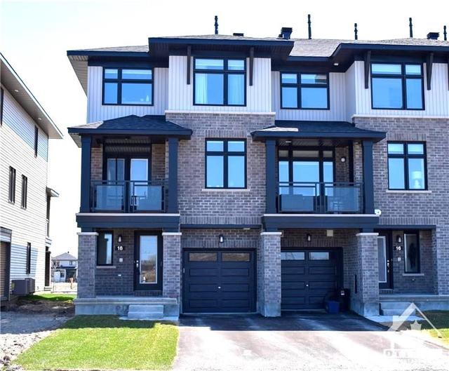 18 Verglas Lane, Townhouse with 2 bedrooms, 4 bathrooms and 3 parking in Ottawa ON | Image 1