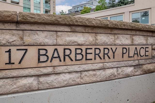 303 - 17 Barberry Pl, Condo with 1 bedrooms, 2 bathrooms and 1 parking in Toronto ON | Image 22