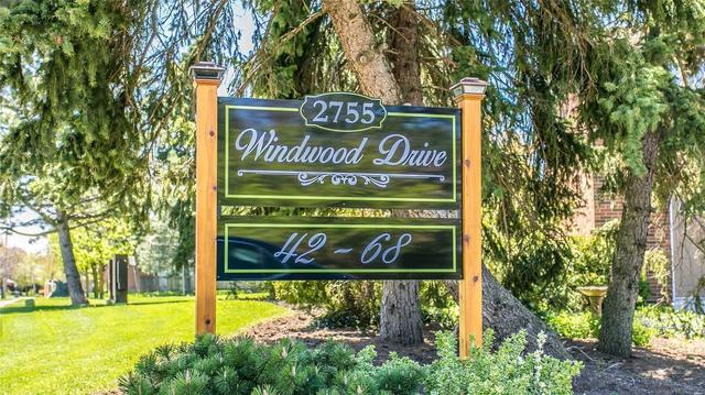 54 - 2755 Windwood Dr, Townhouse with 3 bedrooms, 1 bathrooms and 2 parking in Mississauga ON | Image 4