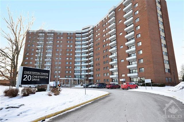 615 - 20 Chesterton Drive, Condo with 1 bedrooms, 1 bathrooms and 1 parking in Ottawa ON | Card Image