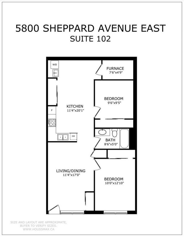 102 - 5800 Sheppard Ave E, Condo with 1 bedrooms, 1 bathrooms and 1 parking in Toronto ON | Image 19