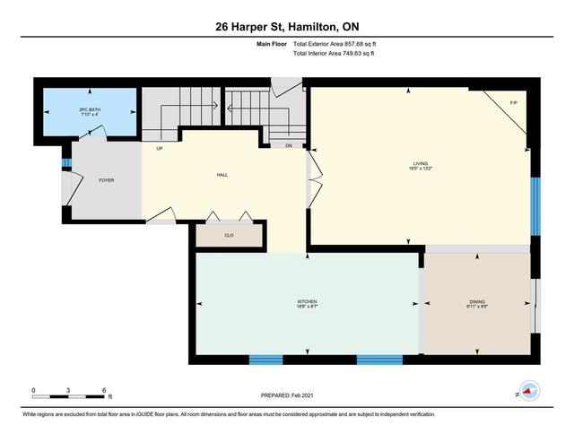 26 Harper St, House detached with 3 bedrooms, 3 bathrooms and 3 parking in Hamilton ON | Image 26