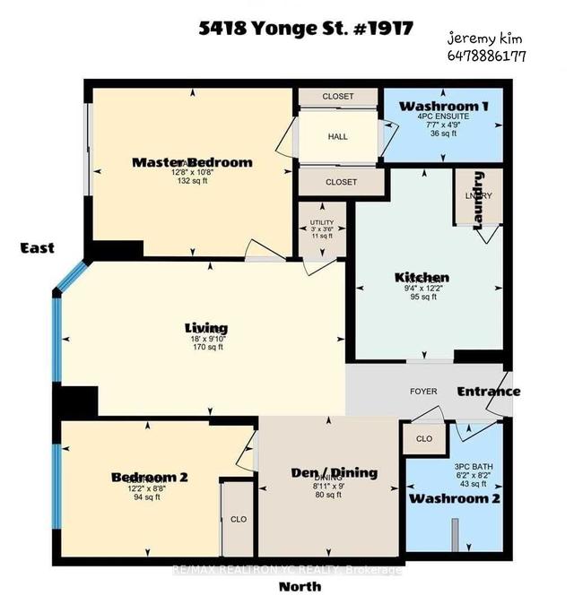 1917 - 5418 Yonge St, Condo with 2 bedrooms, 2 bathrooms and 1 parking in Toronto ON | Image 24
