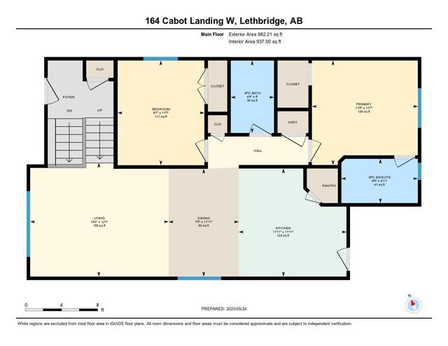 164 Cabot Landing W, House detached with 4 bedrooms, 3 bathrooms and 4 parking in Lethbridge AB | Image 35