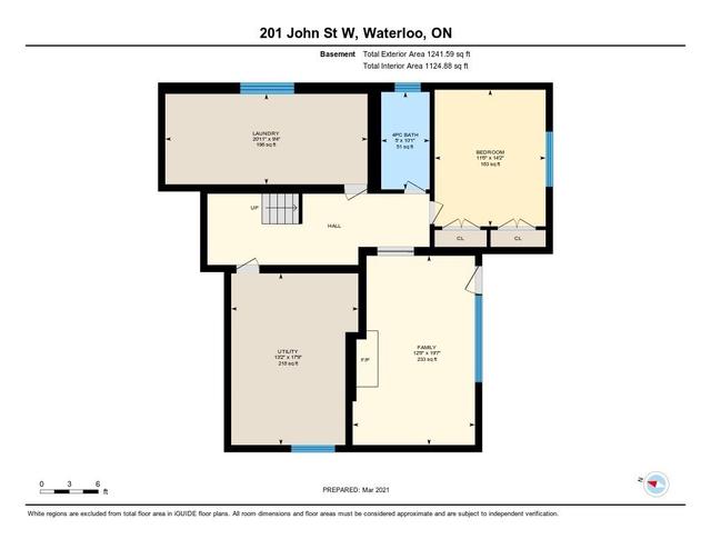 201 John St, House detached with 1 bedrooms, 2 bathrooms and 3 parking in Waterloo ON | Image 28