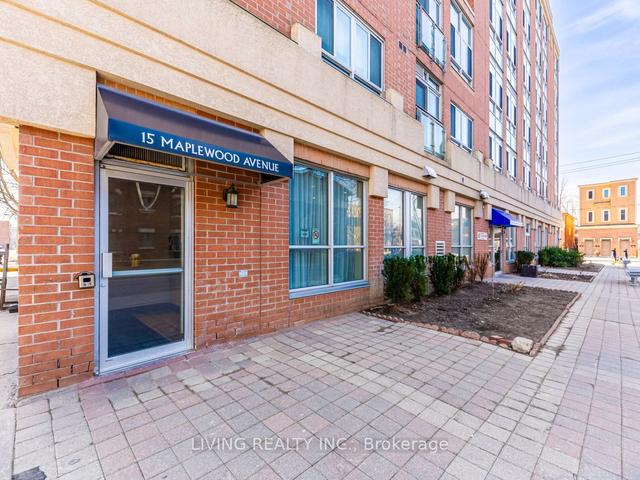1003 - 15 Maplewood Ave, Condo with 1 bedrooms, 1 bathrooms and 0 parking in Toronto ON | Image 12