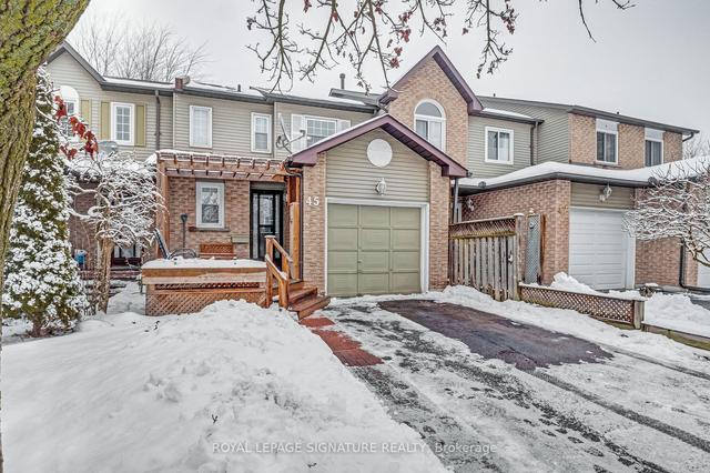 45 Poolton Cres, House attached with 3 bedrooms, 2 bathrooms and 2 parking in Clarington ON | Image 1