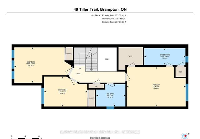 49 Tiller Tr, House semidetached with 3 bedrooms, 4 bathrooms and 1 parking in Brampton ON | Image 21