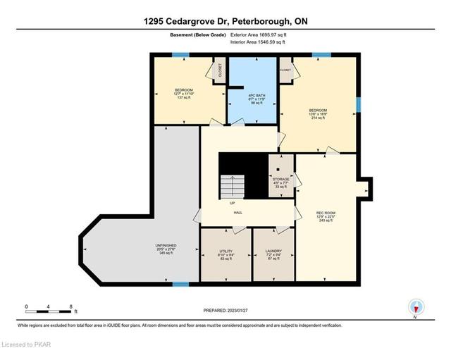 1295 Cedargrove Drive, House detached with 4 bedrooms, 3 bathrooms and null parking in Peterborough ON | Image 27