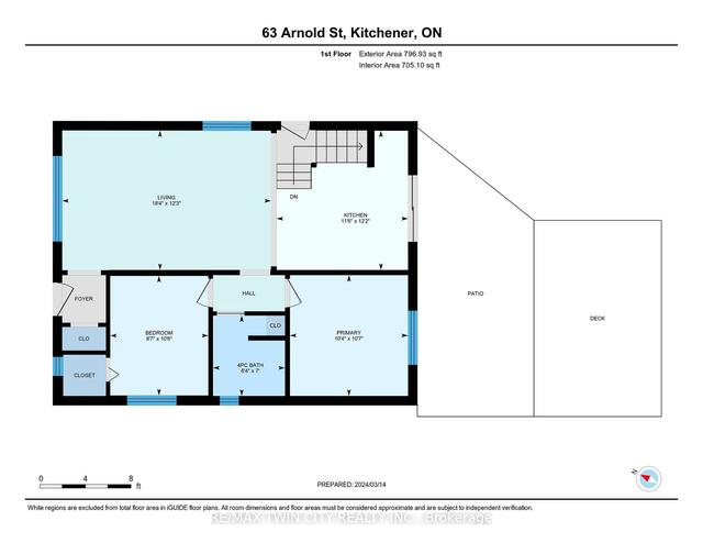 63 Arnold St, House detached with 2 bedrooms, 2 bathrooms and 7 parking in Kitchener ON | Image 33